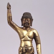 紫香楽宮から近江へ～「金銅誕生釈迦仏立像」